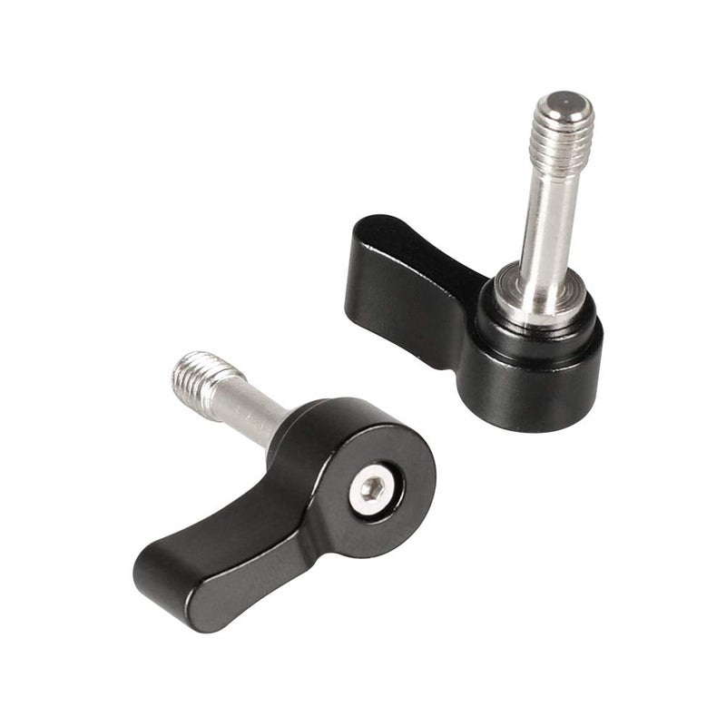 CAMVATE M6 Ratchet Wingnut Assembly Knob Black (A Pair) - 2159 - Image 4